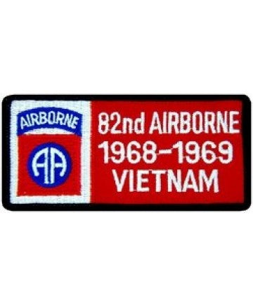82nd Airborne Division Vietnam '68-'69 Small Patch - FL1157 (3 inch)