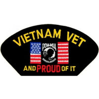 Vietnam Vet and Proud of It Black Patch