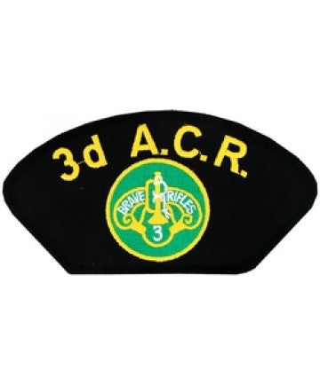 3rd Armored Cavalry Regiment Black Patch(4 inch)