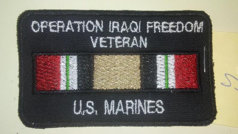 U.S. Marine Operation Iraqi Freedom Veteran Patch