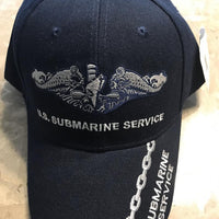 U.S Submarine Service w/Chain Cap