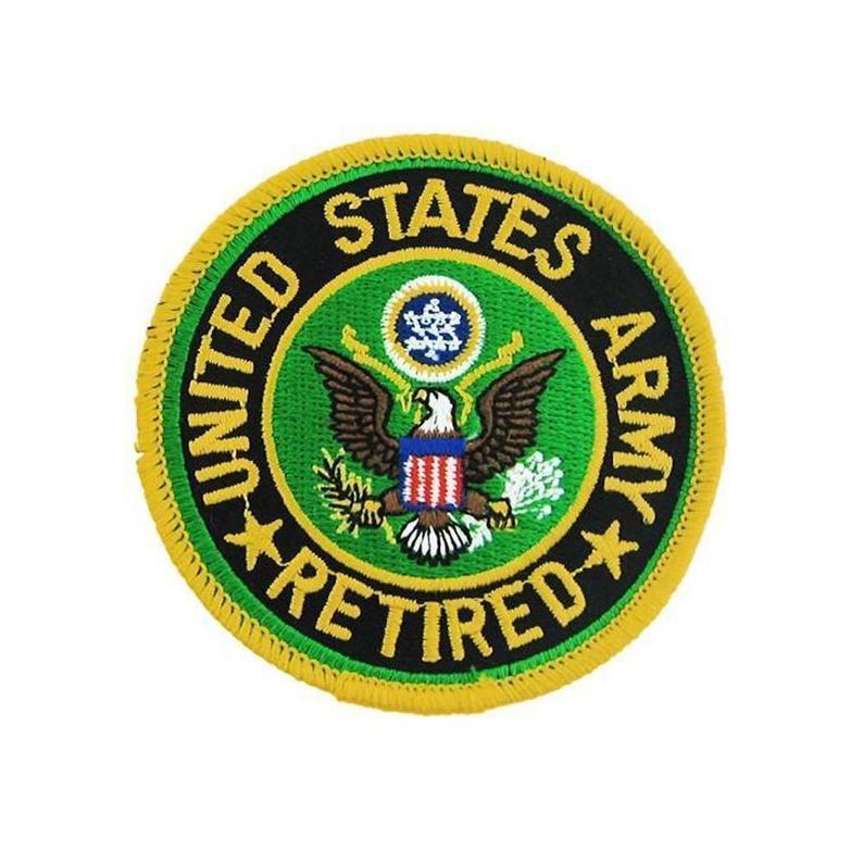 United States Army Retired Small 3'' Patch