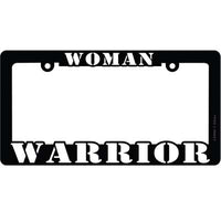 Woman Warrior Heavy Duty License Plate Frame