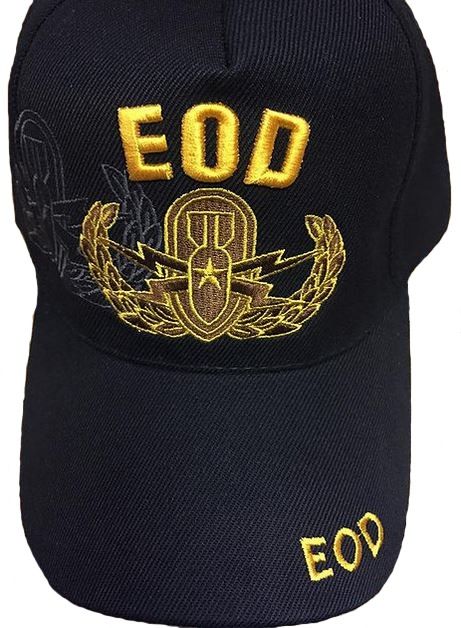 Army Senior EOD Hat with Emblem with Shadow