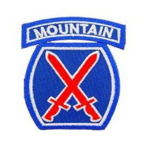 10th Mountain Division Patch