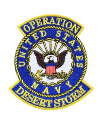 United States Navy Operation Desert Strom Patch