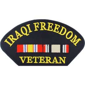 Iraq Freedom Veteran Patch (5-1/4X3)