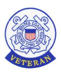 United States Coast Guard Veteran Patch