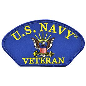 U.S. Navy Veteran Patch-Eagle