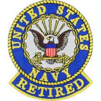 United States Navy Retired Patch