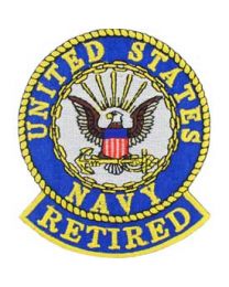 United States Navy Retired Patch