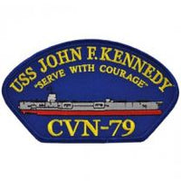 USS John F. Kennedy CVN-79 Serve With Courage Patch