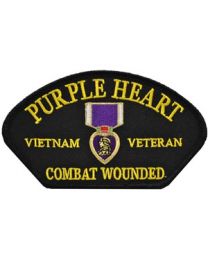 Purple Heart Vietnam Veteran Combat Wounded Patch