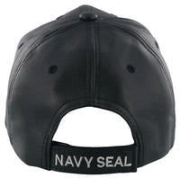 
              Navy Seal P.U. Leather Cap
            