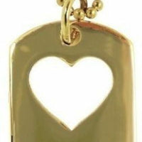 I Love My Sailor Gold Dog Tag/Key Chain