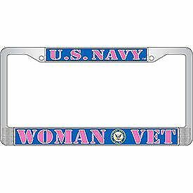 U.S. Navy Women Vet License Plate Frame