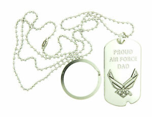 Proud Air Force Mom Dog Tag/Key Chain