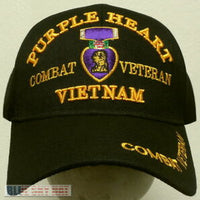 Purple Heart Combat Veteran Vietnam Veteran Cap