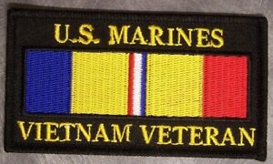 U.S. Marine Vietnam Veteran Patch 4X2