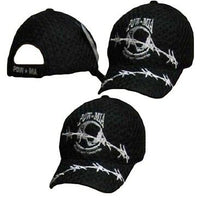 POW MIA Barbed  Wire Mesh Cap