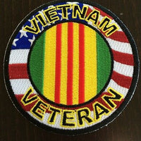 Vietnam Veteran Round 3 1/2''  Patch