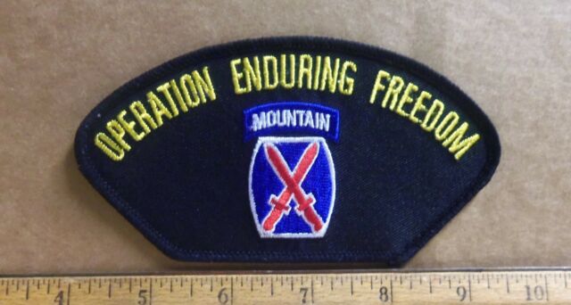 Operation Enduring Freedom 10th Mountain Patch