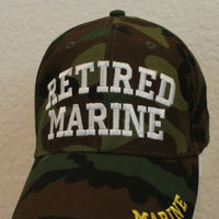 Camouflage Marine Retired Cap