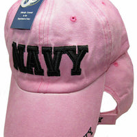 U.S Navy Letters Pink Embroidered Cap(Licensed)