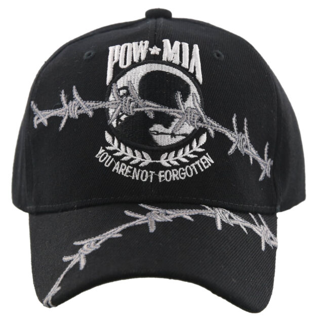 Pow Mia Barbed Wire Military Cap