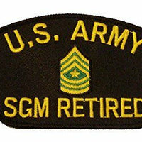 U.S. Army Sergeant Major(SGM)Retired Patch-E-9