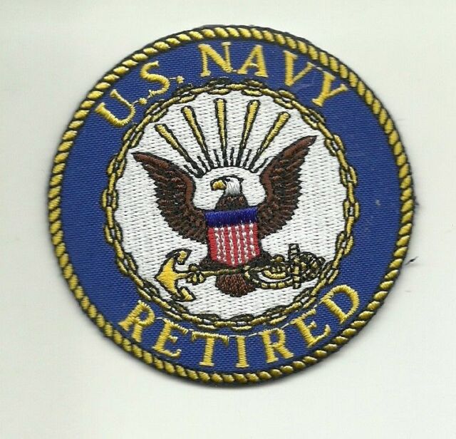 United States Navy Retired Patch