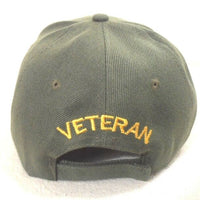 Vietnam Era Veteran Cap with shadow Medal Olive Green
