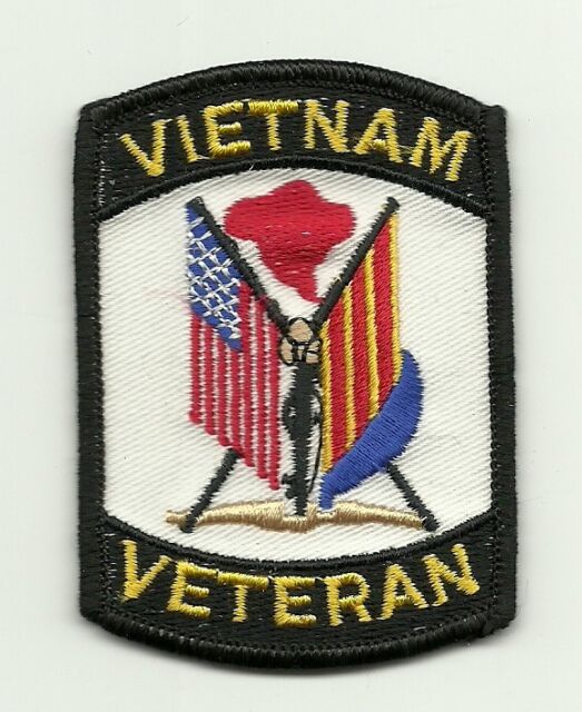 Vietnam Veteran Military Patch 2 1/2 x3''