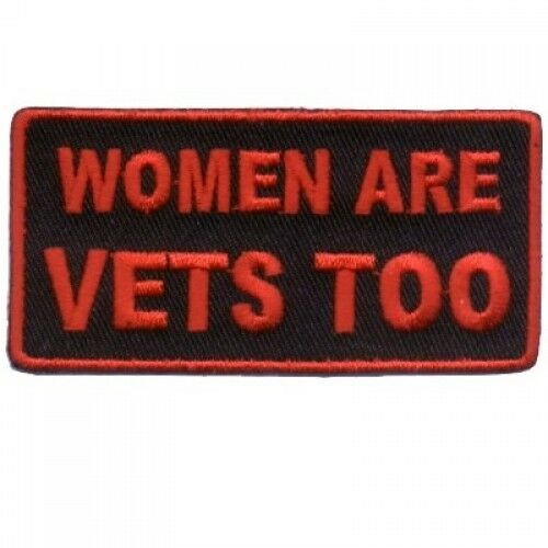 Women Are Vets Too Patch 3X1.5